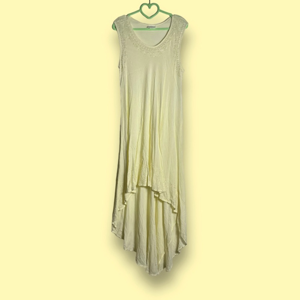 India Boutique Yellow High-Low Dress